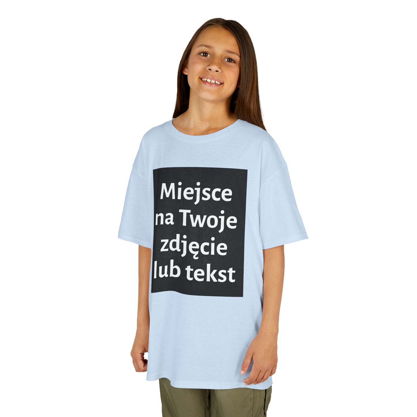 Personalizowana koszulka dziecięca - nadruk przód i/lub tył - z naszą pomocą