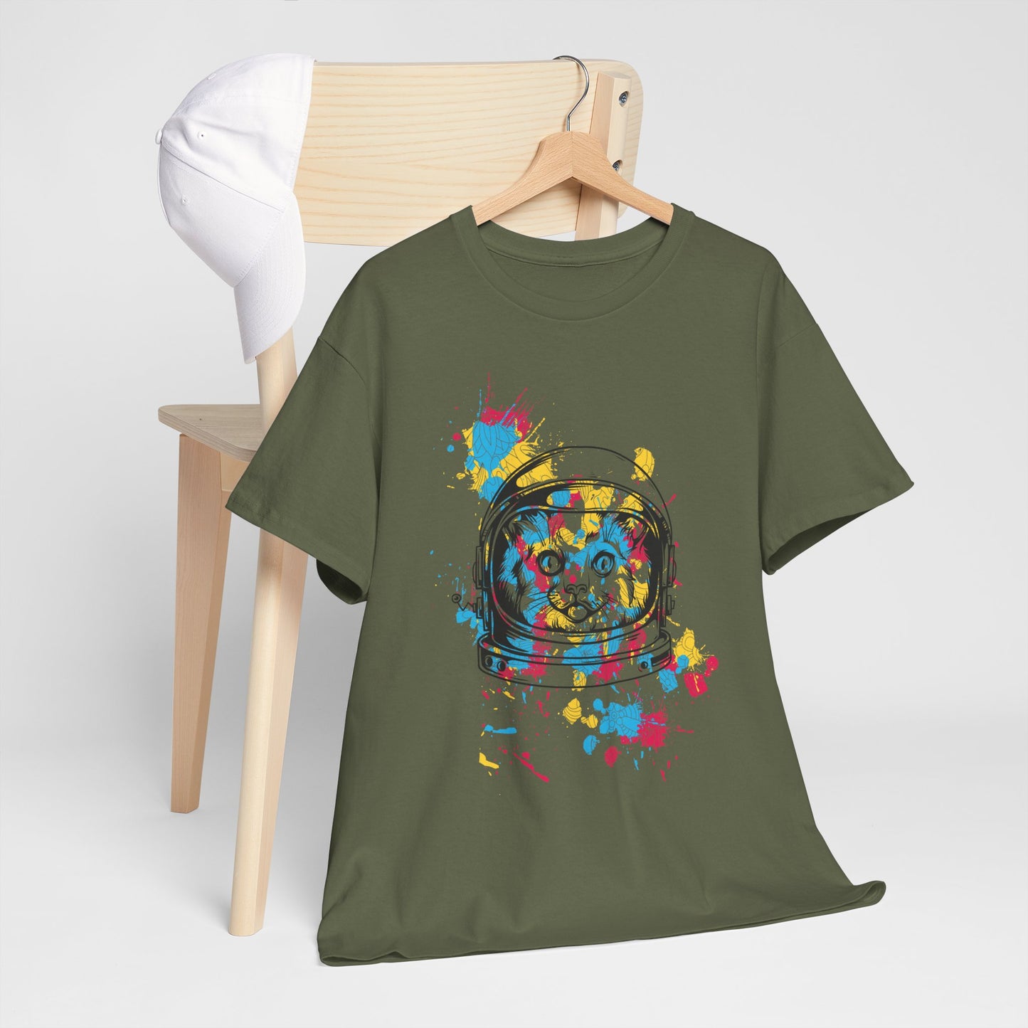 Cosmic Splash Cat - neonowy kot astronauta