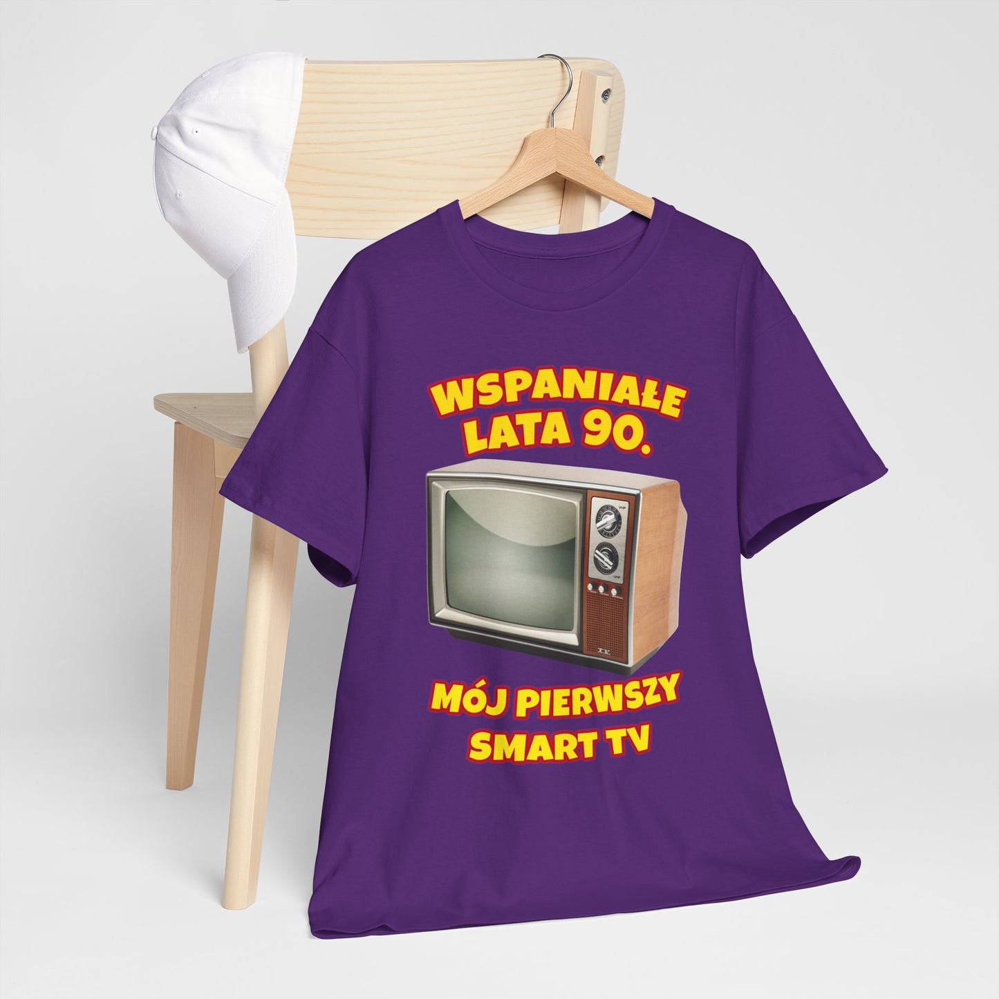 Mój pierwszy „smart TV” - wspaniałe lata 90. - koszulka retro