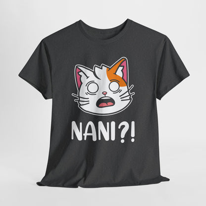 Koszulka NANI?! - zaskoczony kot anime NANI?!