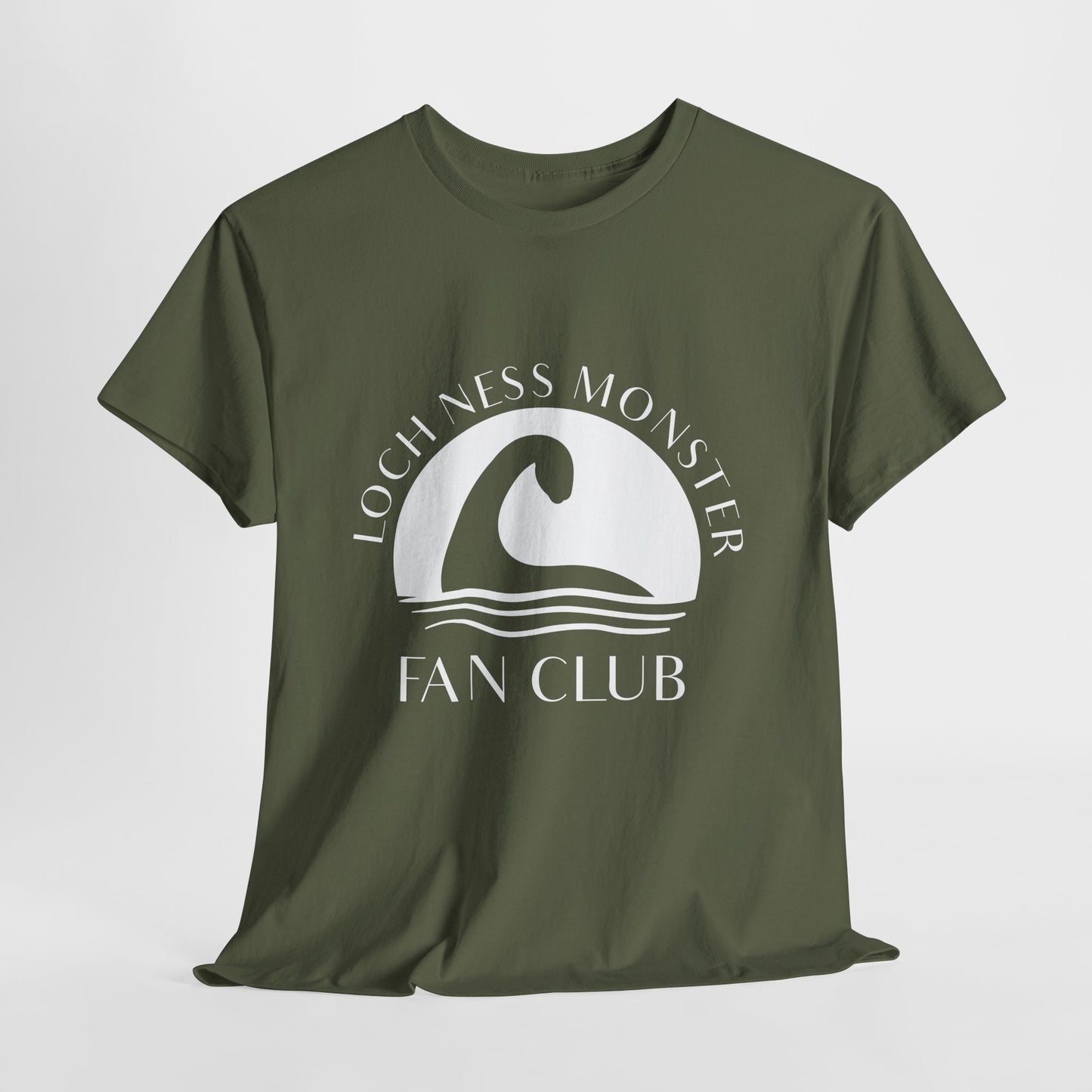 Fan Club potwora z Loch Ness – minimalistyczna koszulka fan klubu Nessie