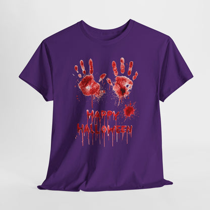 Happy Halloween - krwawe dłonie i horrorowy klimat