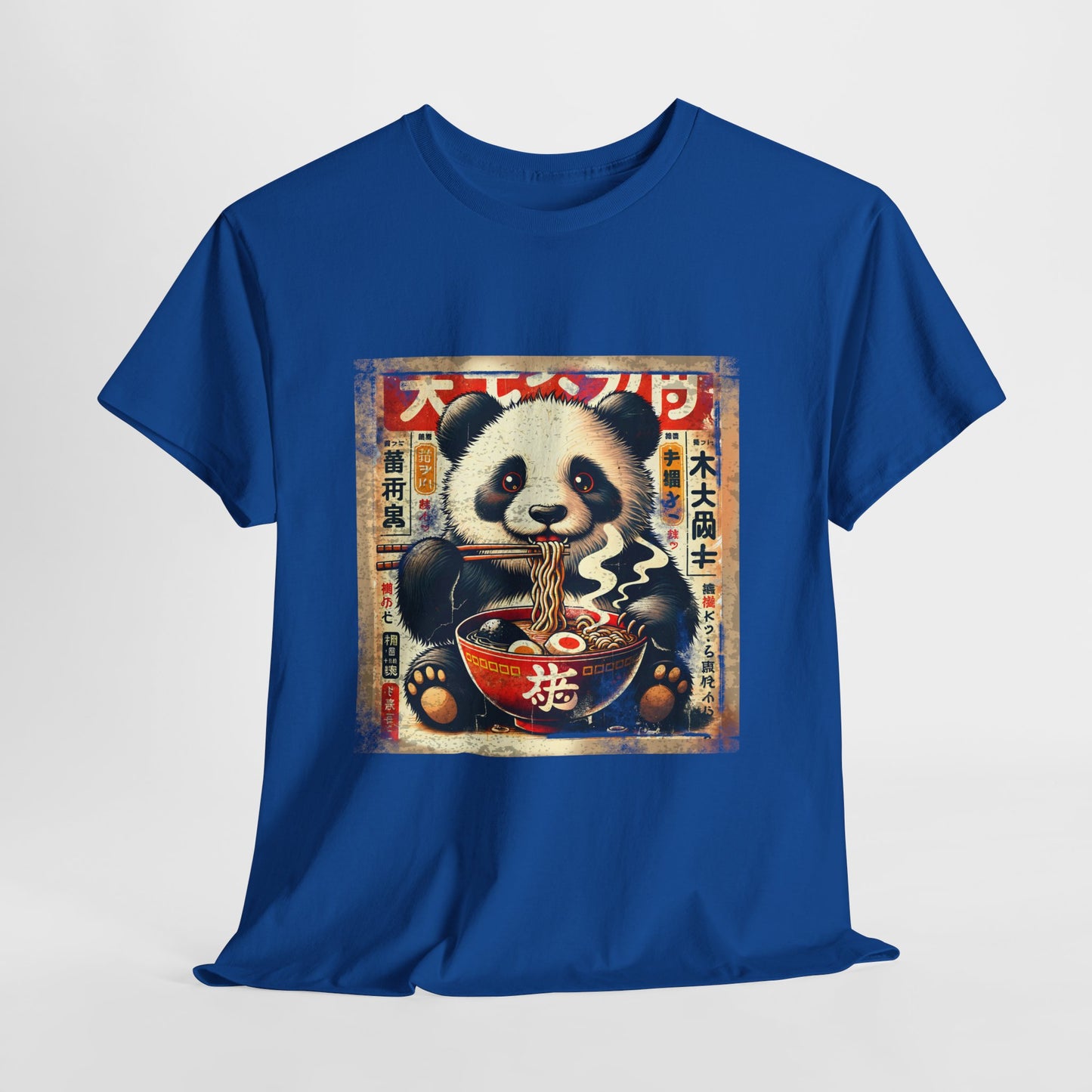 Panda i ramen - Anime retro vintage