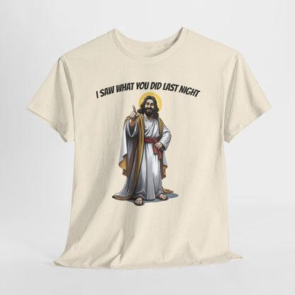 Widziałem co zrobiłeś zeszłej nocy... memiczny klimat z Jezusem