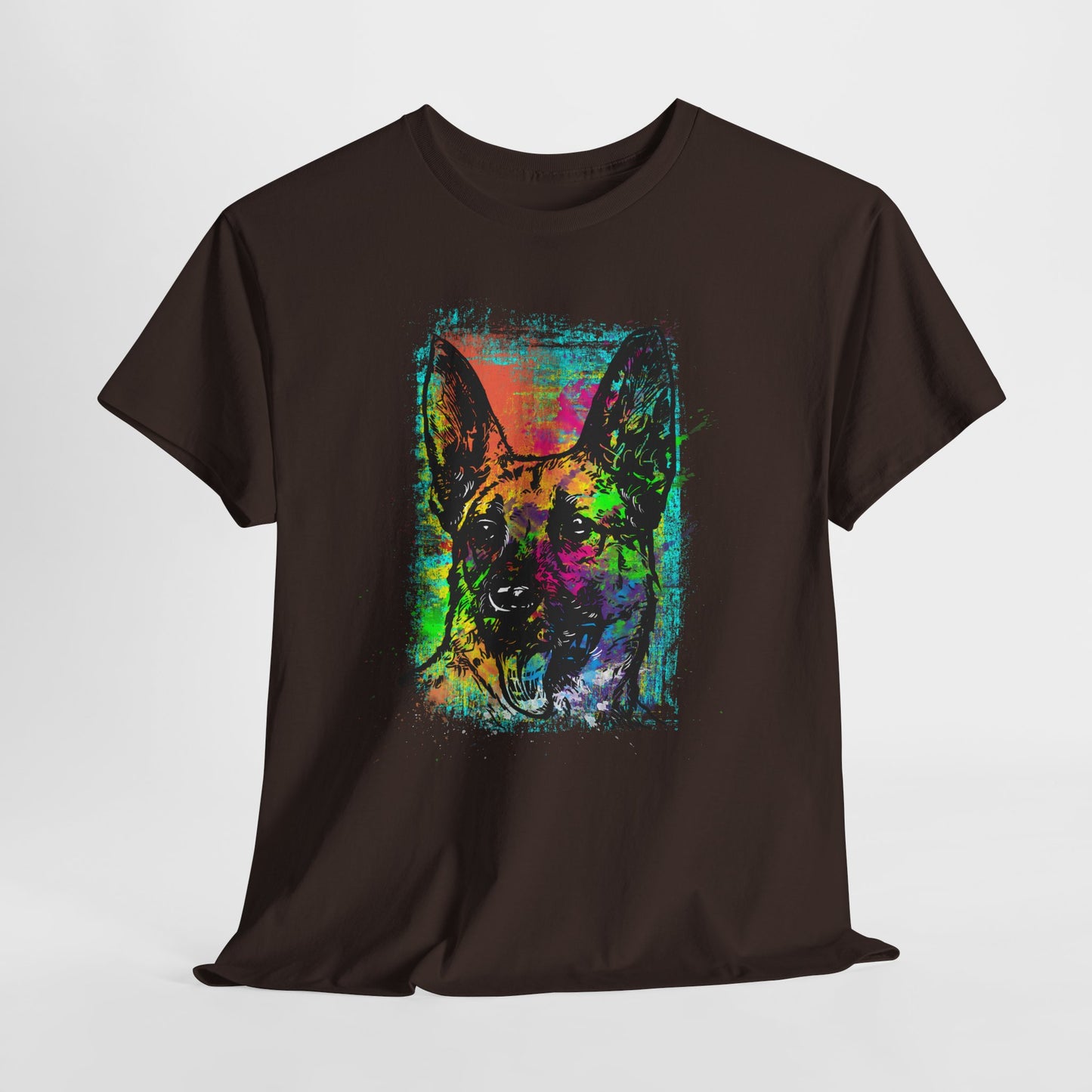 Neon Dog Pop Art - kolorowy owczarek niemiecki