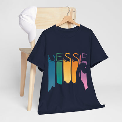 Nessie – kolorowy napis i legenda Loch Ness