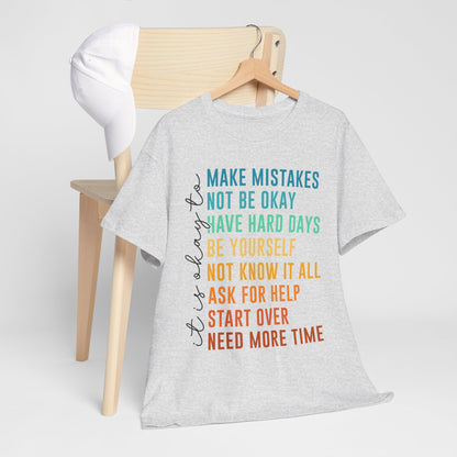 It's Okay To... koszulka ze wsparciem