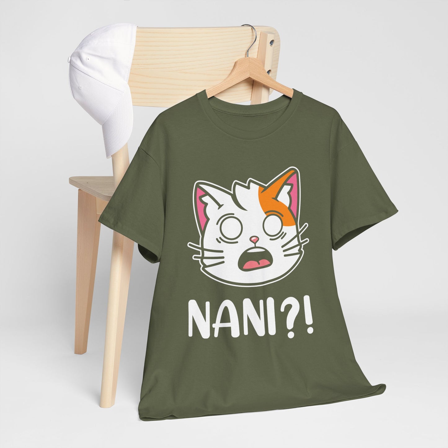 Koszulka NANI?! - zaskoczony kot anime NANI?!