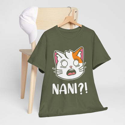 Koszulka NANI?! - zaskoczony kot anime NANI?!