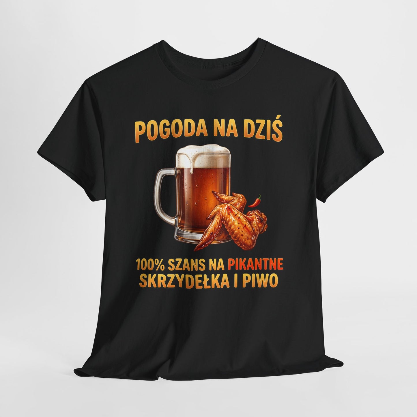 Pogoda na dziś - skrzydełka i piwko