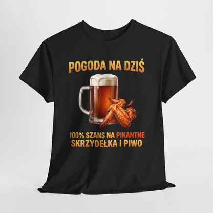 Pogoda na dziś - skrzydełka i piwko