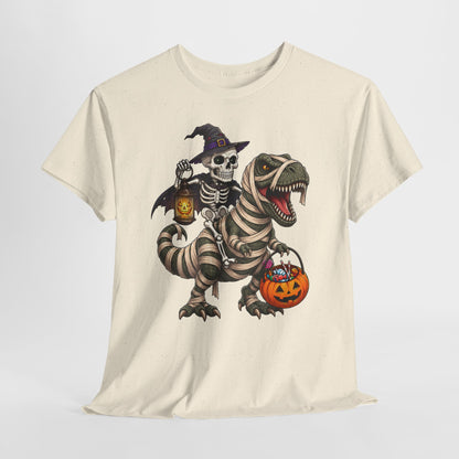Dino-Mumia na Halloween - kościotrup rusza po cukierki
