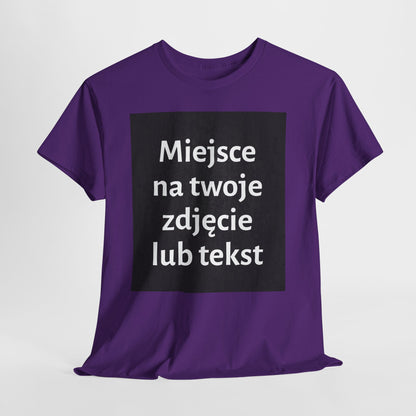 Personalizowana koszulka - przód i/lub tył - z naszą pomocą