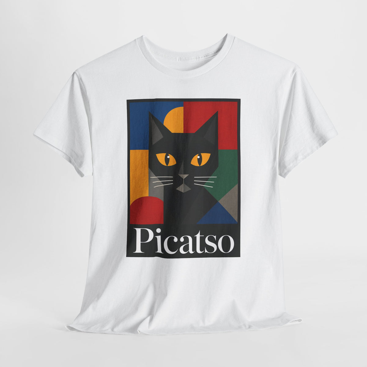Picatso - koszulka z kotem w artystycznym stylu