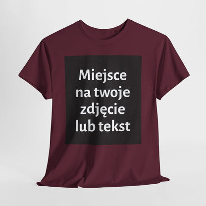Personalizowana koszulka - przód i/lub tył - z naszą pomocą