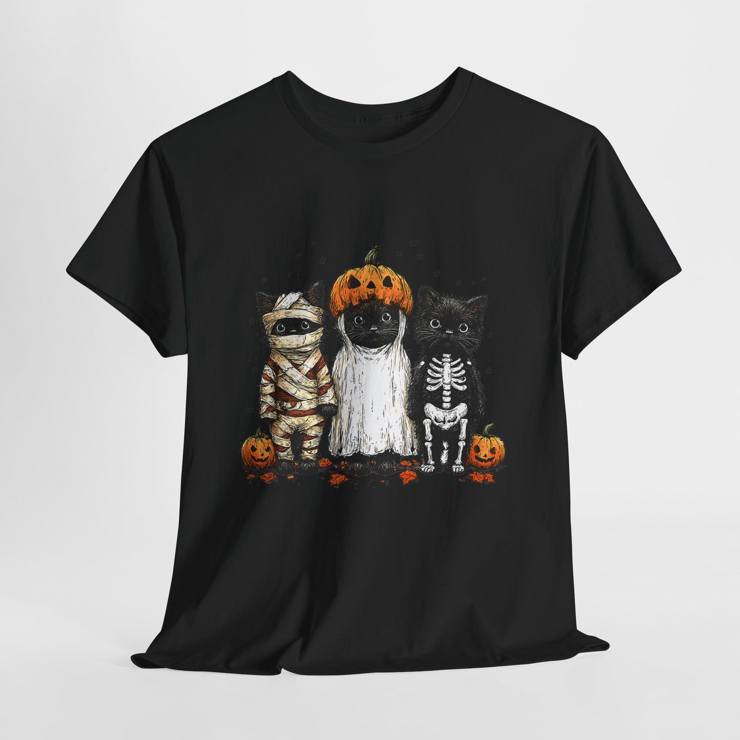 Kocia Banda na Halloween - mumia, duch i szkielet