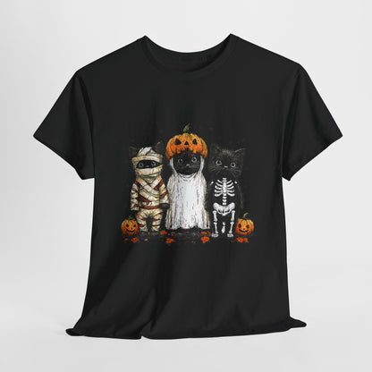 Kocia Banda na Halloween - mumia, duch i szkielet