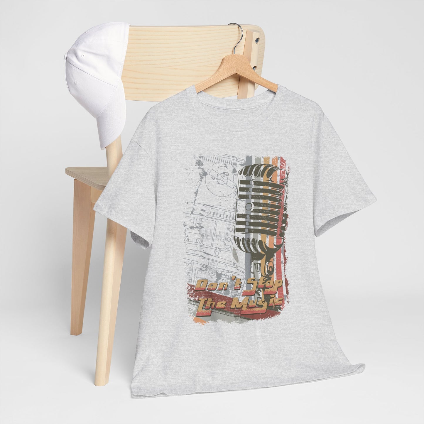 Koszulka retro vintage "Don't stop the music"