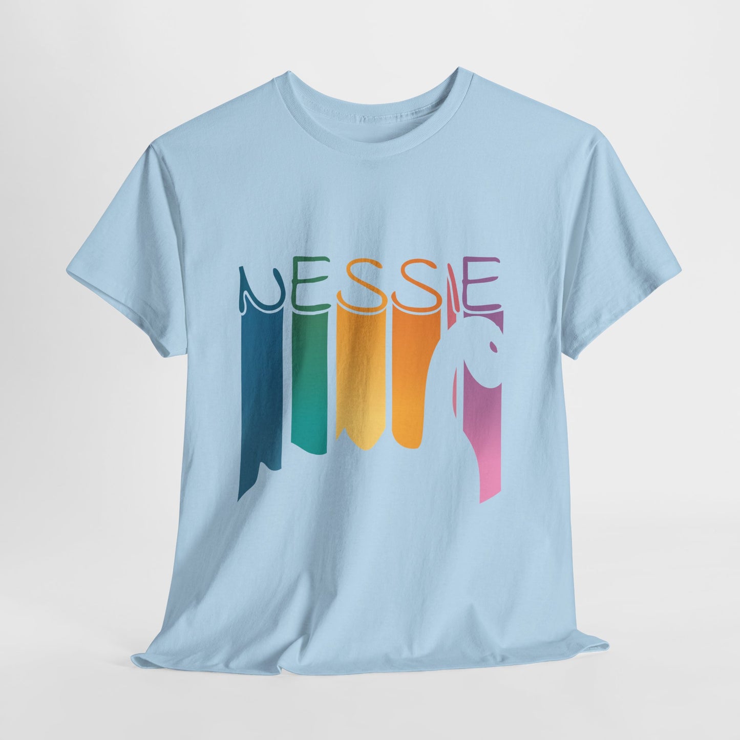 Nessie – kolorowy napis i legenda Loch Ness