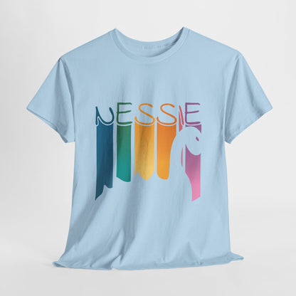Nessie – kolorowy napis i legenda Loch Ness