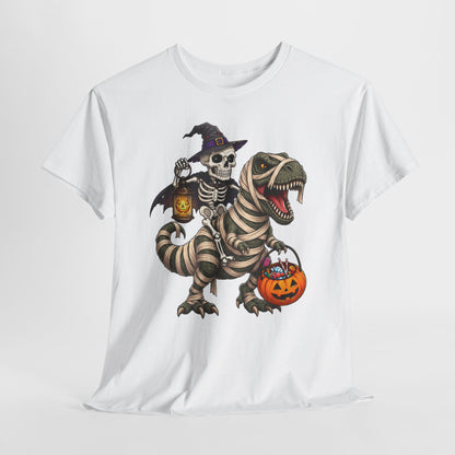 Dino-Mumia na Halloween - kościotrup rusza po cukierki