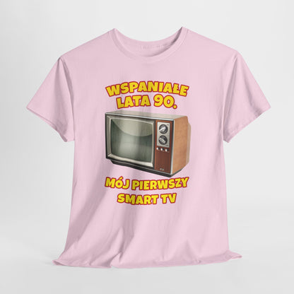 Mój pierwszy „smart TV” - wspaniałe lata 90. - koszulka retro