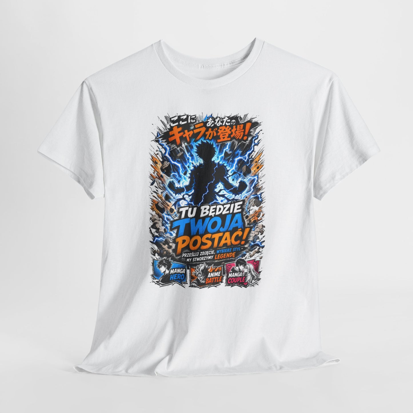 Ty jako postać Anime / Manga – Koszulka Personalizowana