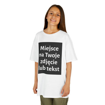 Personalizowana koszulka dziecięca - nadruk przód i/lub tył - z naszą pomocą