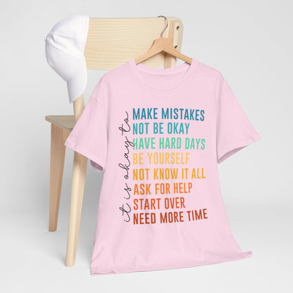 It's Okay To... koszulka ze wsparciem