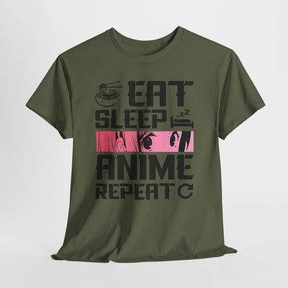Eat Sleep Anime Repeat - idealny dzień - ramen i anime vibe