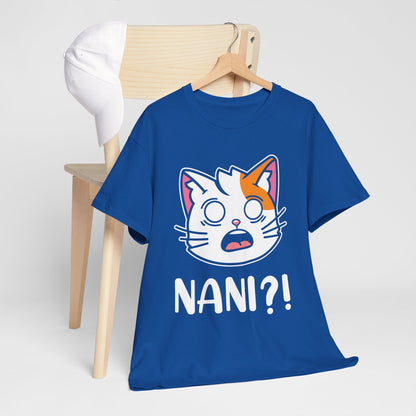 Koszulka NANI?! - zaskoczony kot anime NANI?!