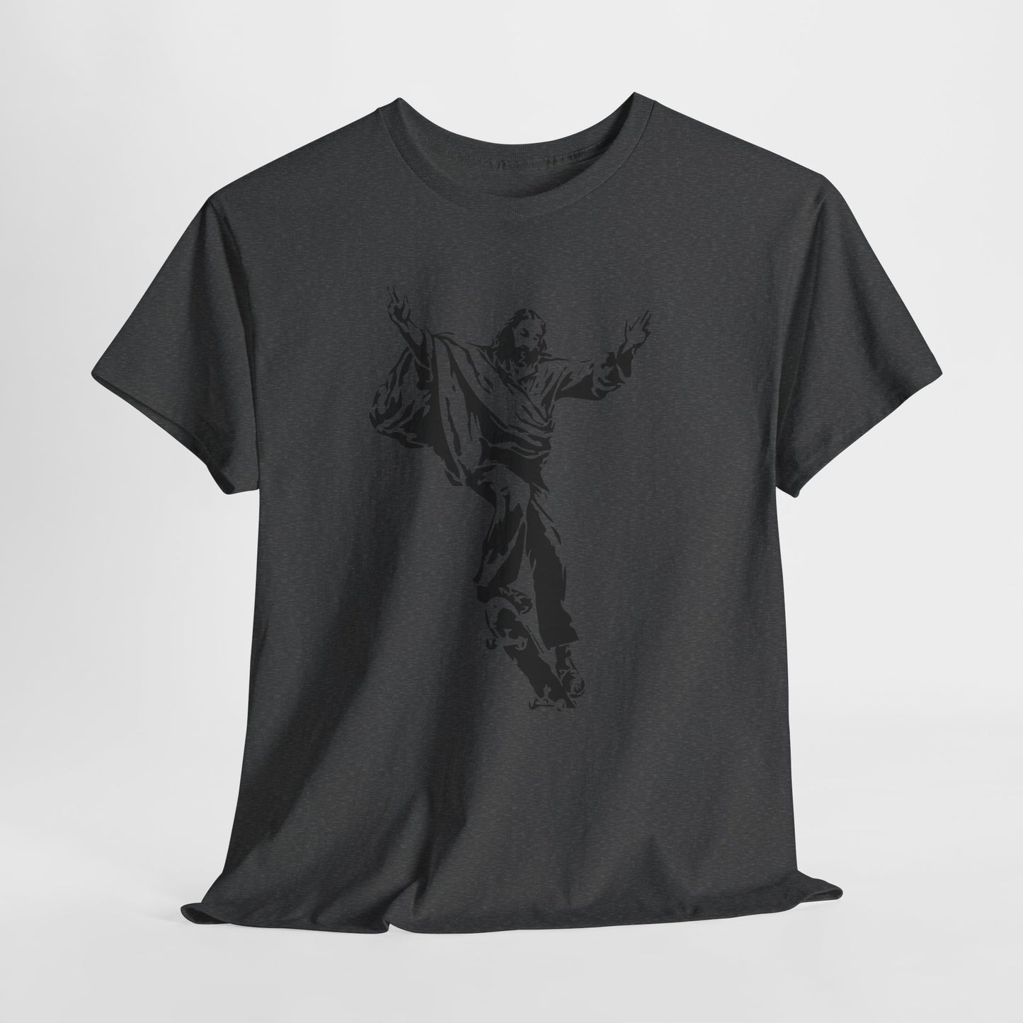 Jezus na deskorolce - streetwearowy nadruk