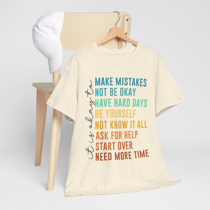 It's Okay To... koszulka ze wsparciem