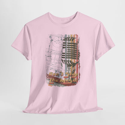 Koszulka retro vintage "Don't stop the music"
