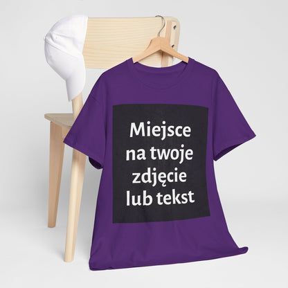 Personalizowana koszulka - przód i/lub tył - z naszą pomocą