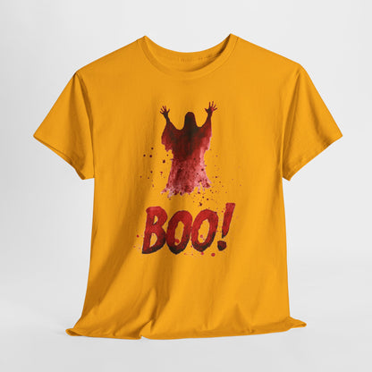 Boo! - czerwony duch na halloweenowy klimat