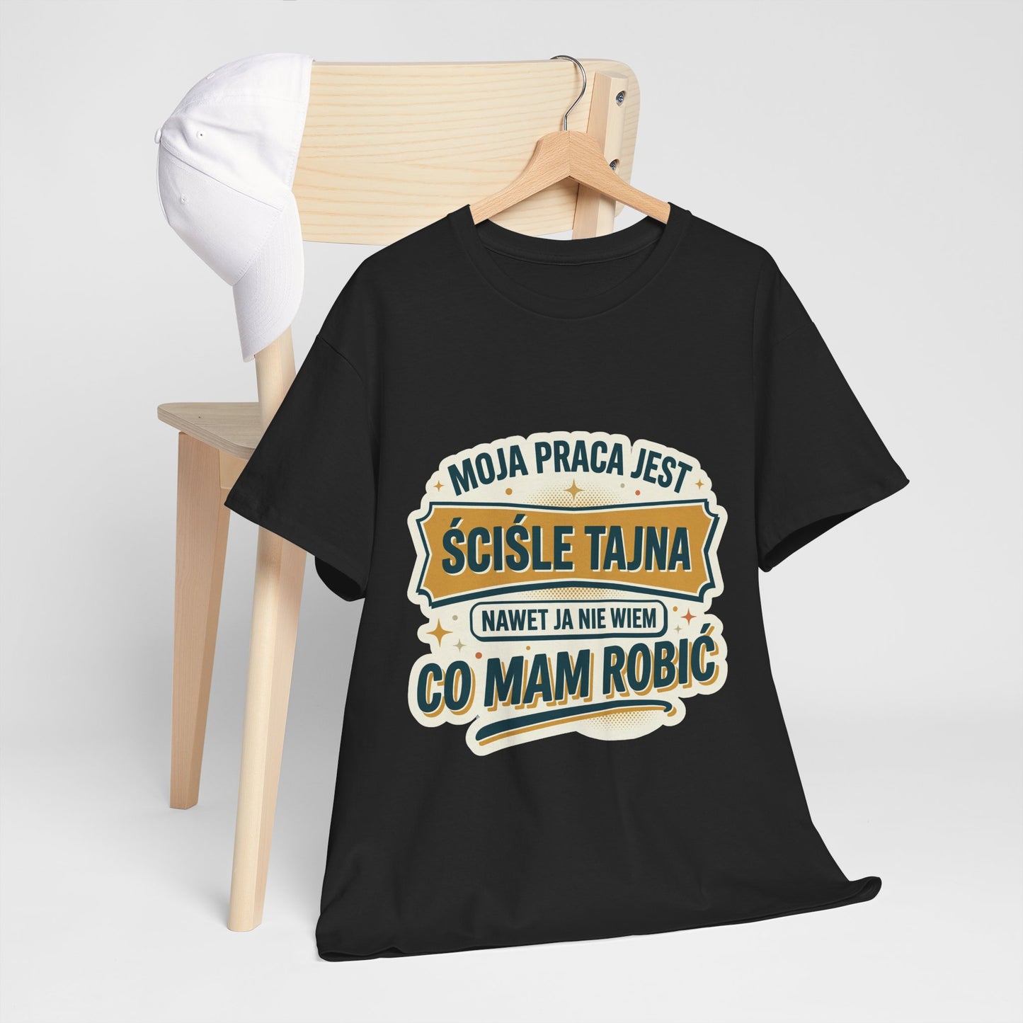 Moja praca jest ściśle tajna, nawet ja nie wiem co mam robić