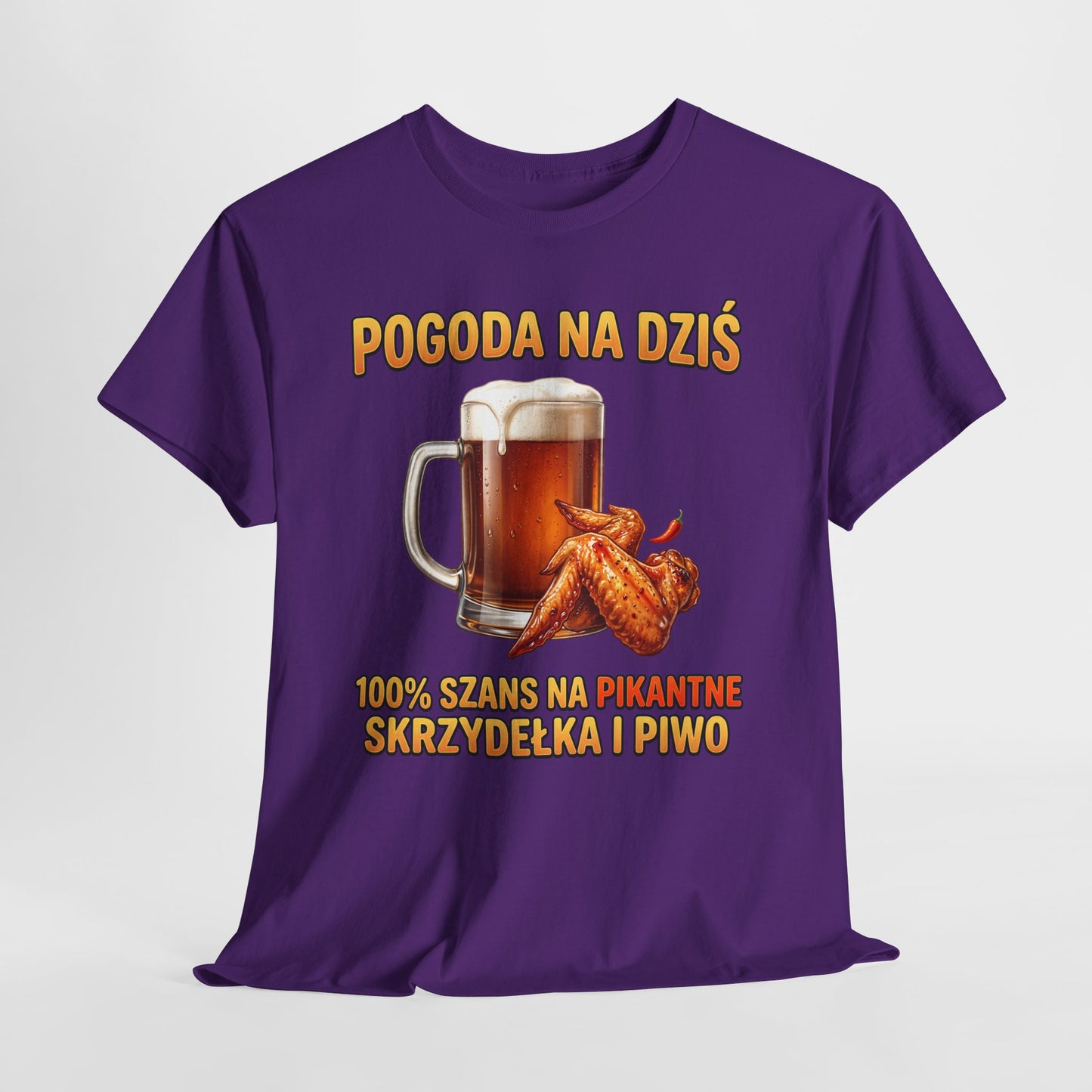 Pogoda na dziś - skrzydełka i piwko
