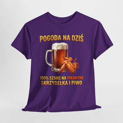 Pogoda na dziś - skrzydełka i piwko