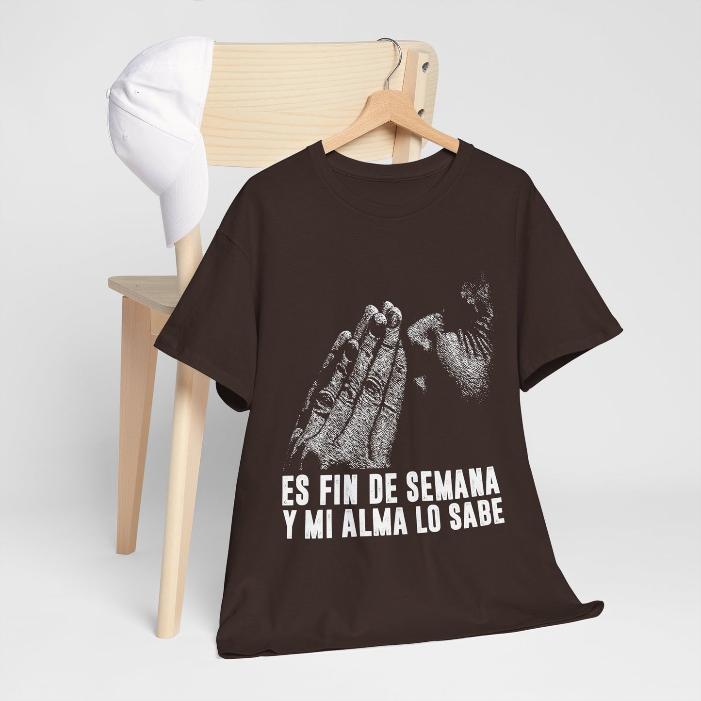 Jest weekend i moja dusza to wie - hiszpański napis "Es fin de semana y mi alma lo sabe"
