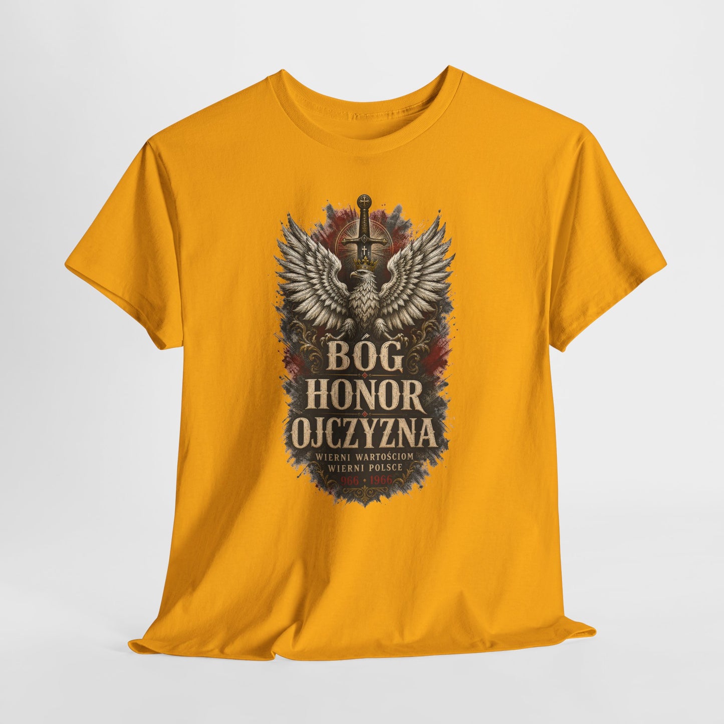 Bóg Honor Ojczyzna - koszulka patriotyczna z orłem