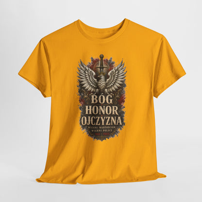 Bóg Honor Ojczyzna - koszulka patriotyczna z orłem