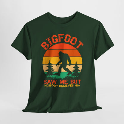 Bigfoot „Saw me but nobody belives him” – retro humor z lasu