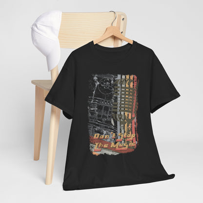 Koszulka retro vintage "Don't stop the music"