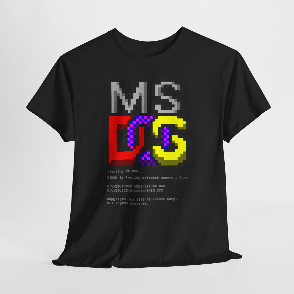 Retro Boot 1993 - koszulka komputerowa dla fanów MS-DOS
