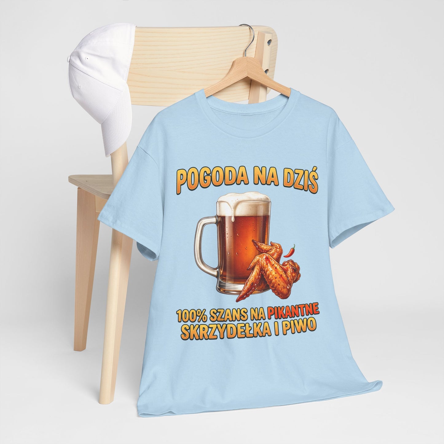 Pogoda na dziś - skrzydełka i piwko