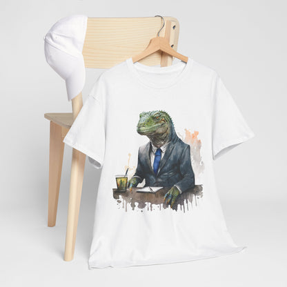 Reptilianin w garniturze - zimna krew w biznesie