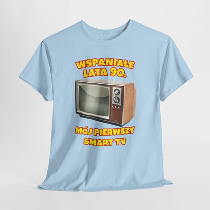 Mój pierwszy „smart TV” - wspaniałe lata 90. - koszulka retro