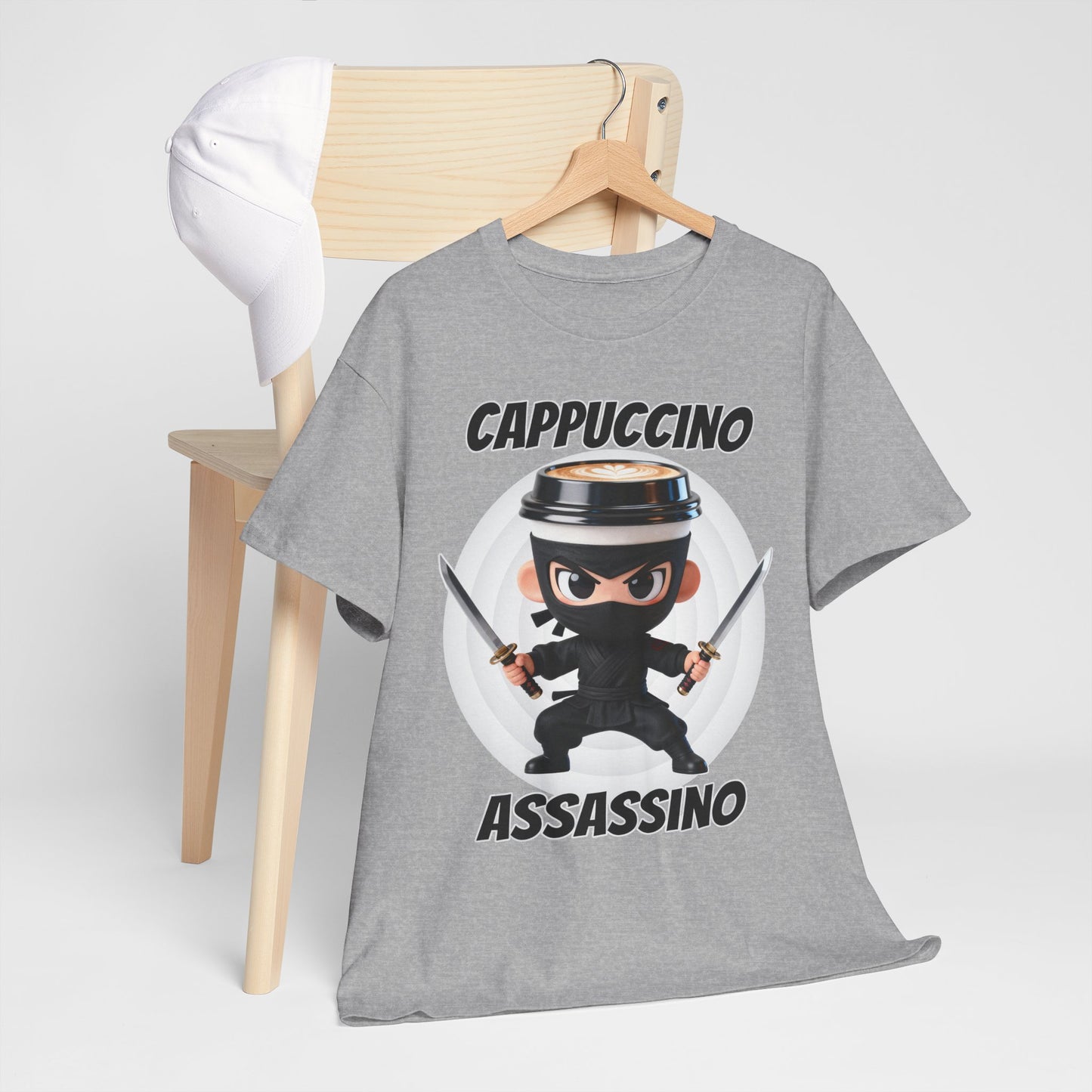 Cappuccino Assassino - koszulka z włoskim vibem - Italiano Brain Rot