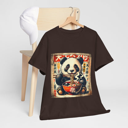 Panda i ramen - Anime retro vintage